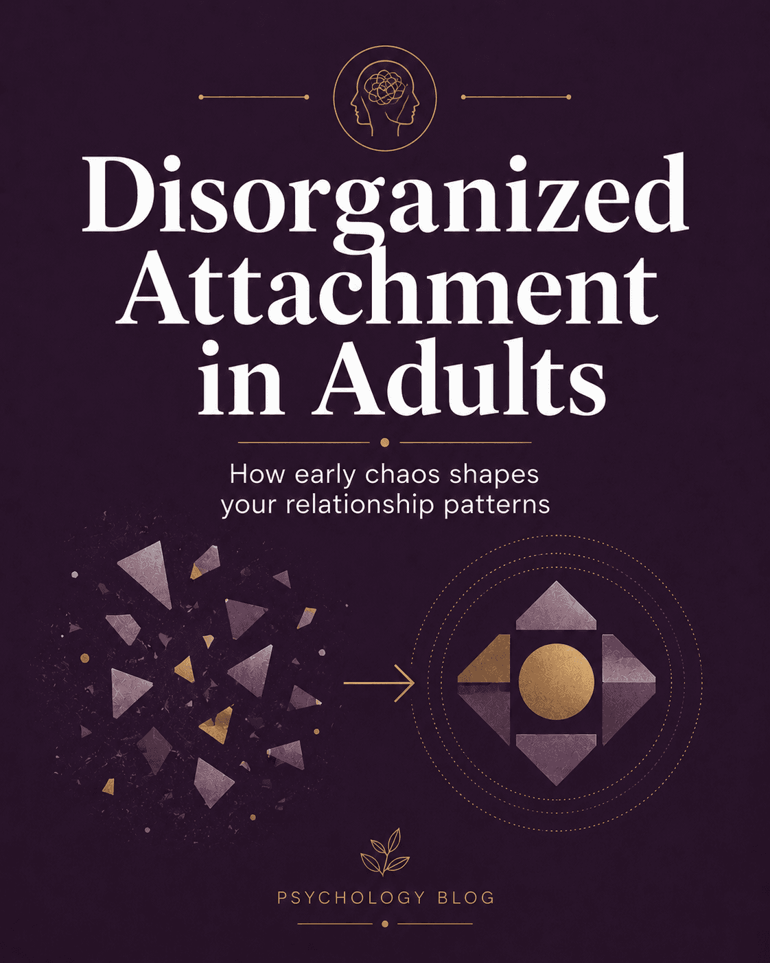 The person you love is also the source your nervous system reads as danger. How disorganized attachment forms, and the path to earned security. #attachment #trauma