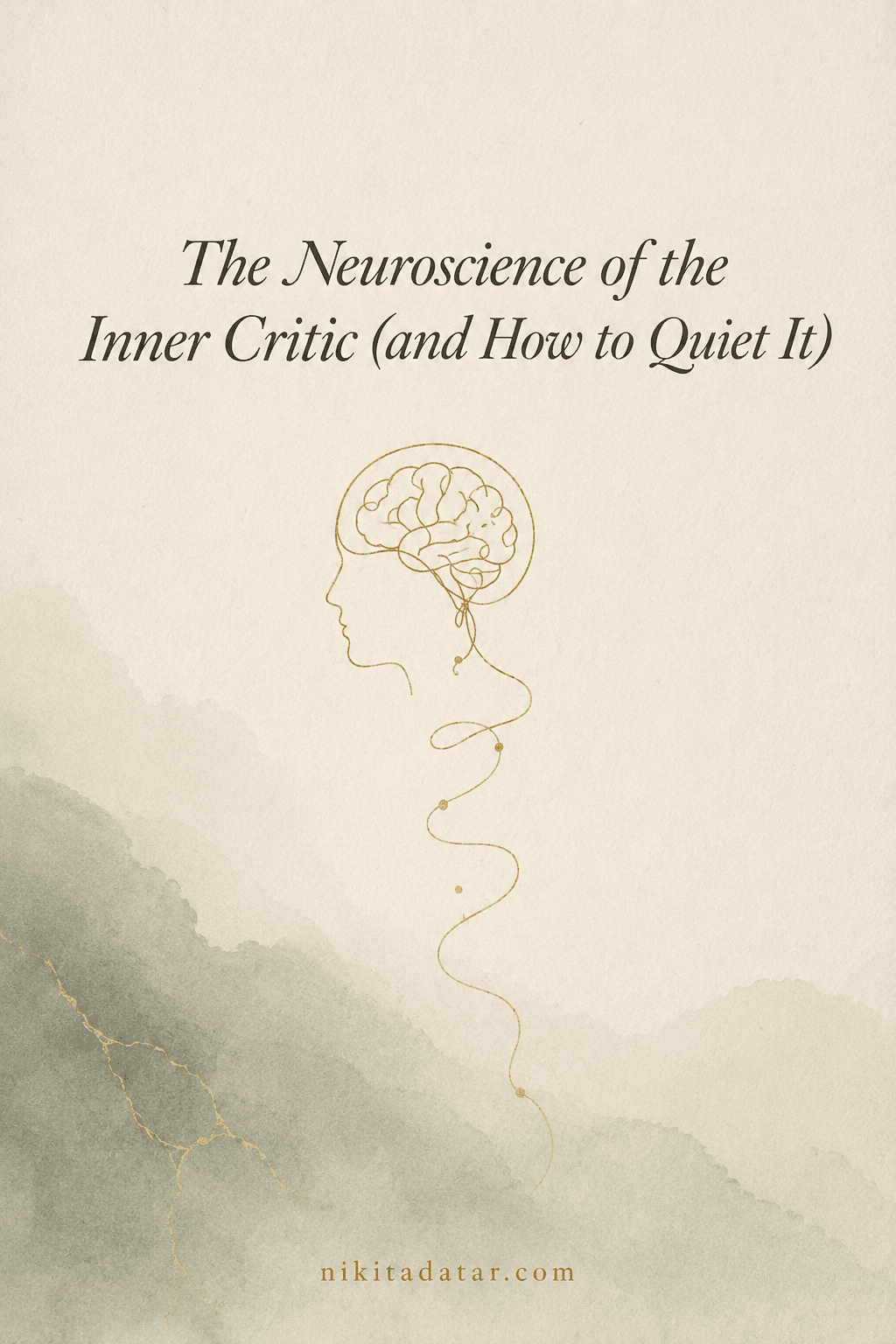 The voice that says it's not enough isn't yours. It's the prediction installed by the first room, running on autopilot. The neuroscience explained. #selfcompassion #neuroscience